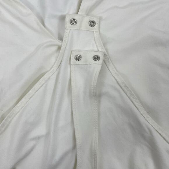 Good American Good Body Power Shoulder Bodysuit Ivory Size 5/ 2X - Picture 10 of 10